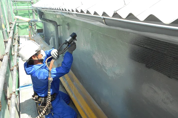 ポリウレア樹脂の施工実績